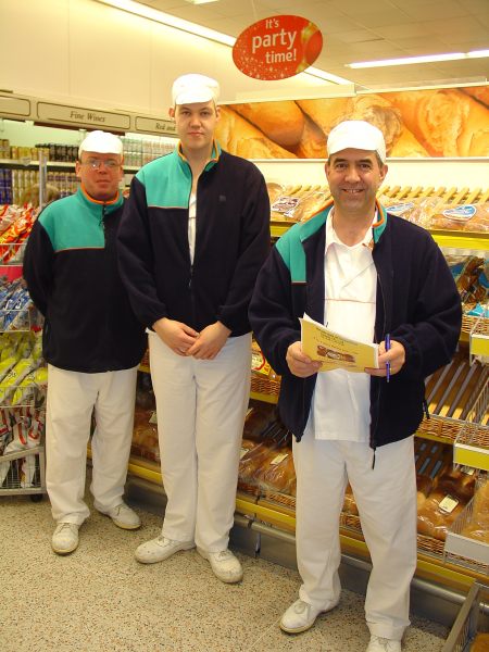 Photo: Bakery Staff At New Somerfield Store Thurso