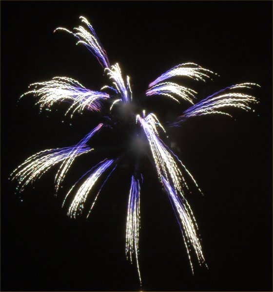 Photo: Fireworks At Thurso East Castle 