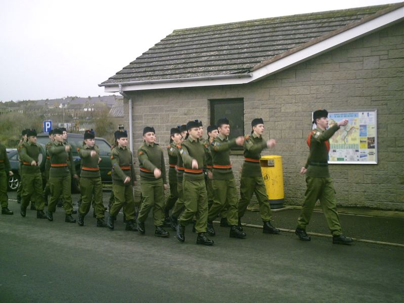 Photo: Marching At Remembrance 2005