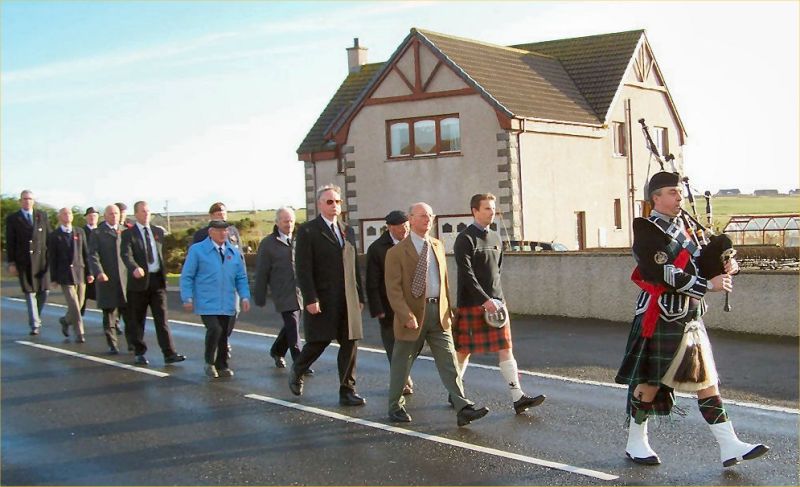 Photo: Remembrance At Lybster 2005