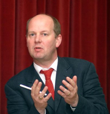 Photo: Thurso Maternity Public Meeting - Gary Coutts chairman NHS Highland