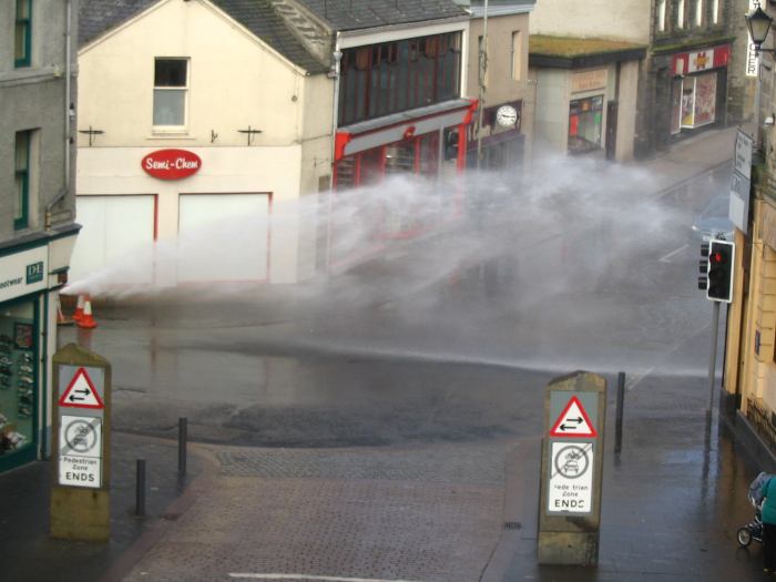 Photo: Water Burst Gives Wick A Wet Start To Friday