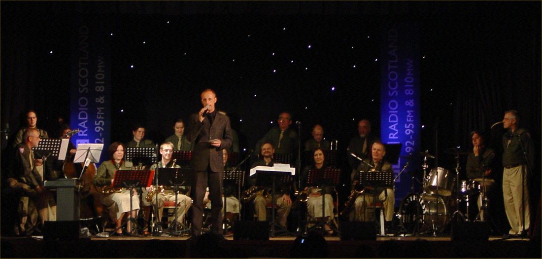 Photo: Bryan Burnett Compered The Show - Seen With Caithness Big Band