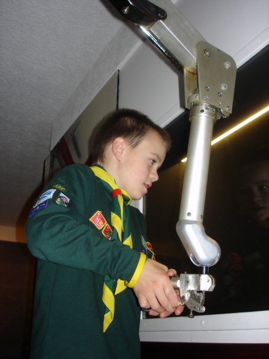Photo: Reay Cubs Visit Dounreay