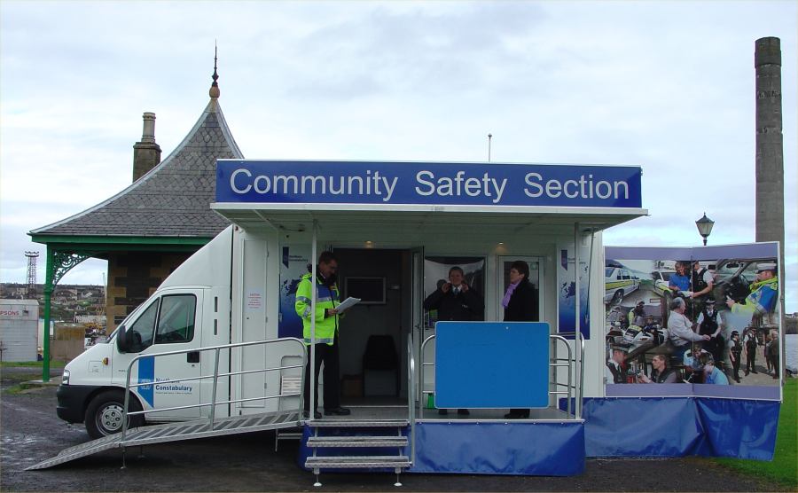 Photo: Community Safety Vehicle Raises Values Profile