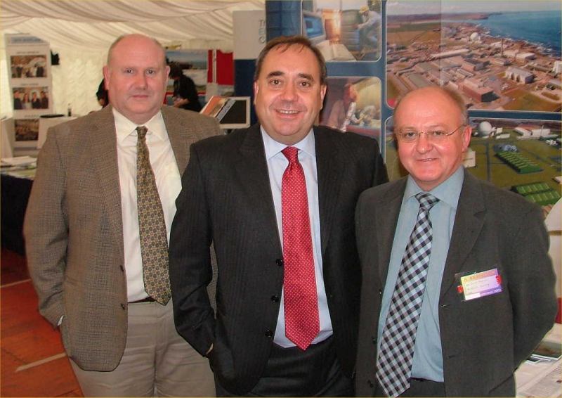 Photo: Alex Salmond At the Dounreay Stand At SNP Conference 2004