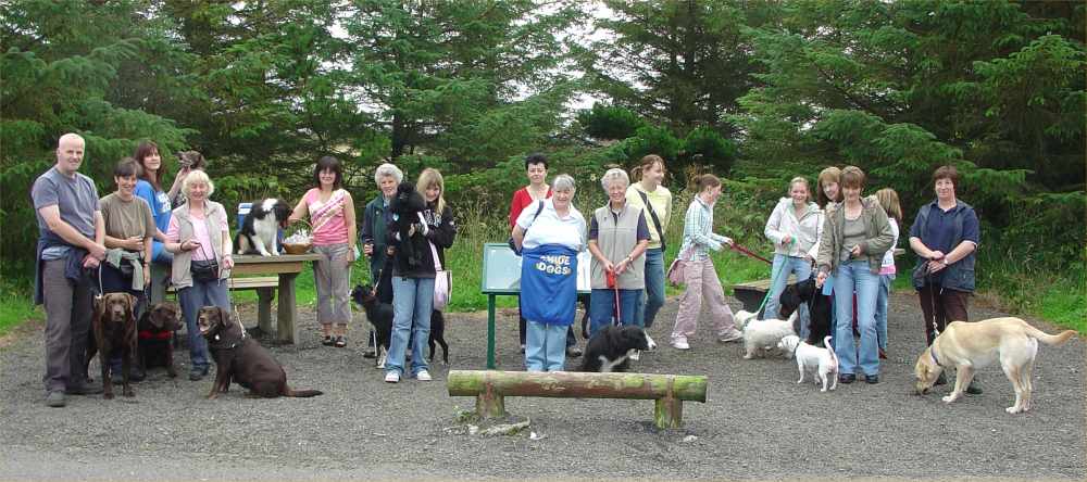 Photo: Guide Dogs For The Blind & Caithness Canine Club Fund Raising Walk