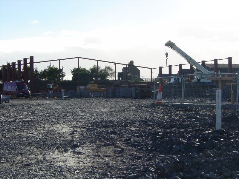 Photo: Homebase Steel work Commences - 27 September 2005