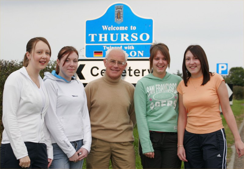 Photo: Four Dounreay Secretarial Trainees Raise 1500 For Charity