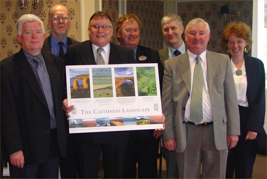 Photo: Caithness Councillors And Officials Who Hosted The Reception For The Poster Launch