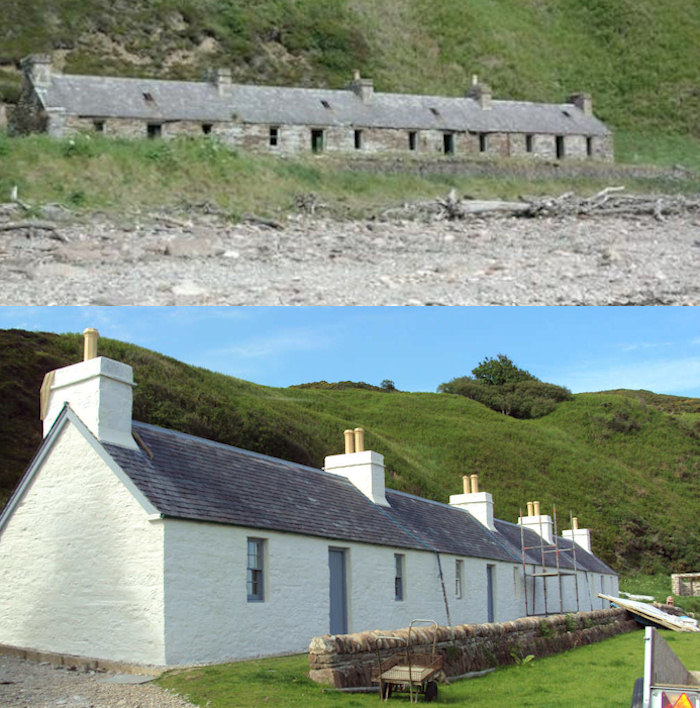 Photo: Fishermen's Cottages At Berriedale Transformed