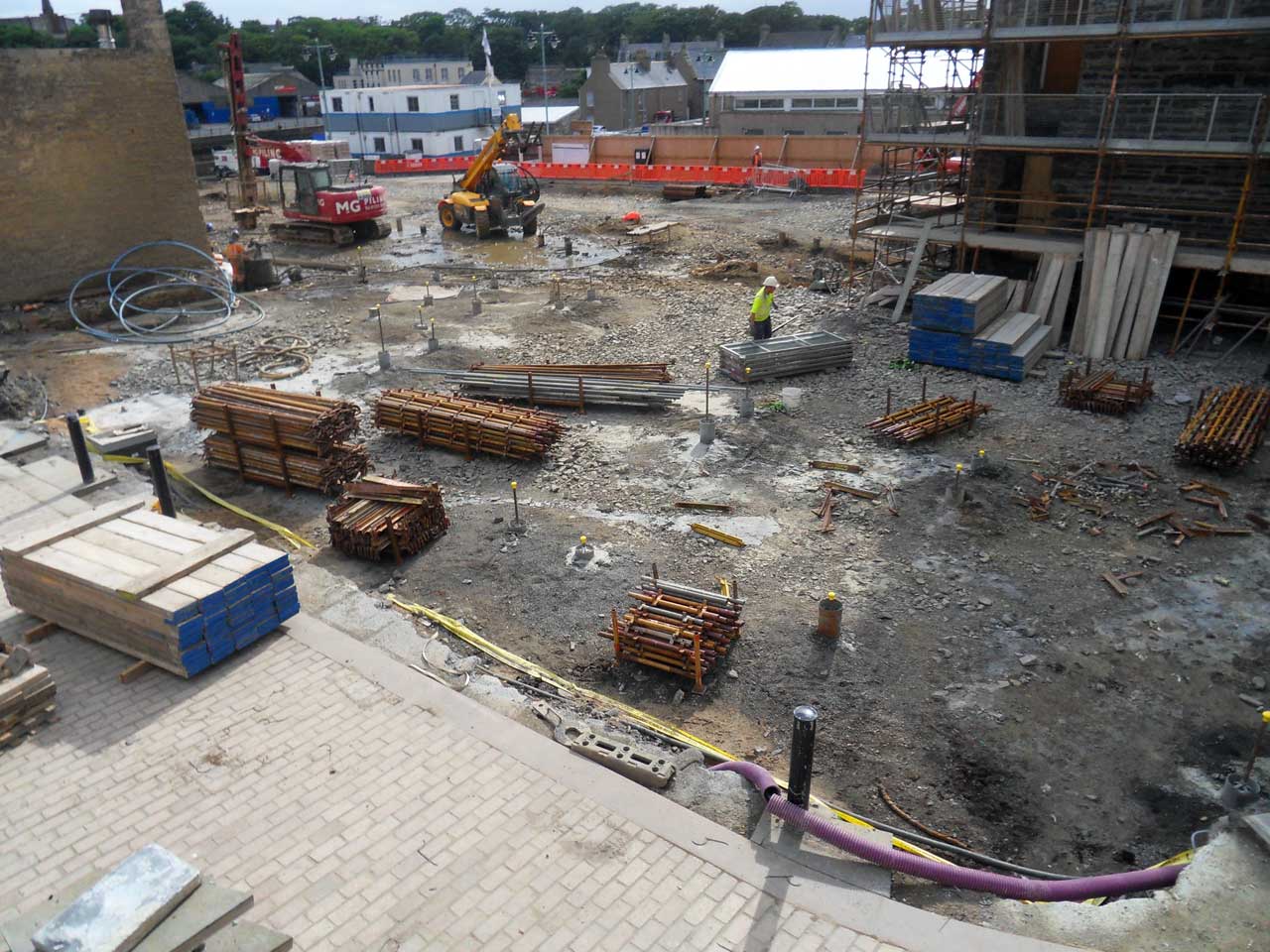 Photo: Wick Council Offices - Pile Driving Continues