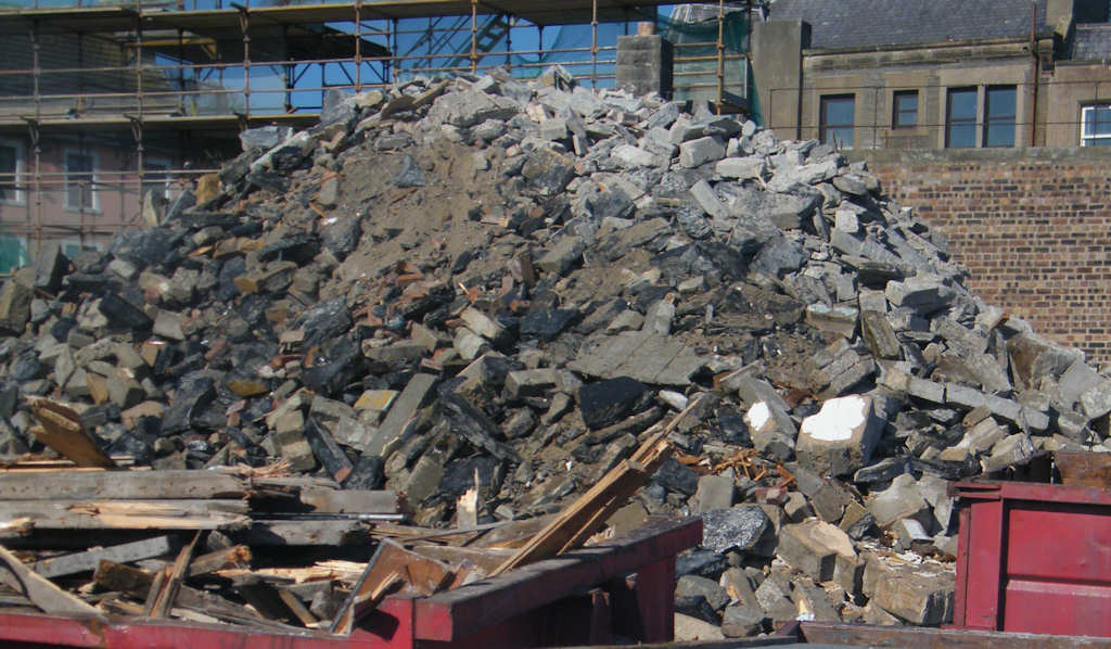 Photo: Wick Council Offices Demolition - The End