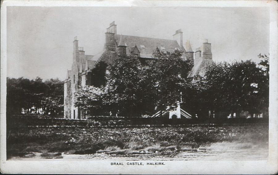 Photo: Braal Castle, Halkirk - Posted 20 May 1911