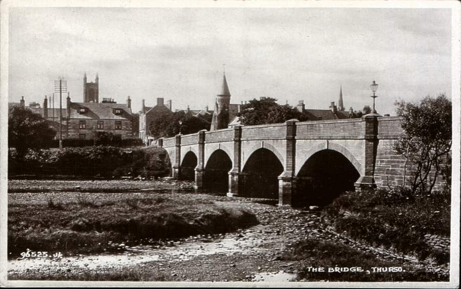 Photo: The Bridge, Thurso - Posted 31 July 1930