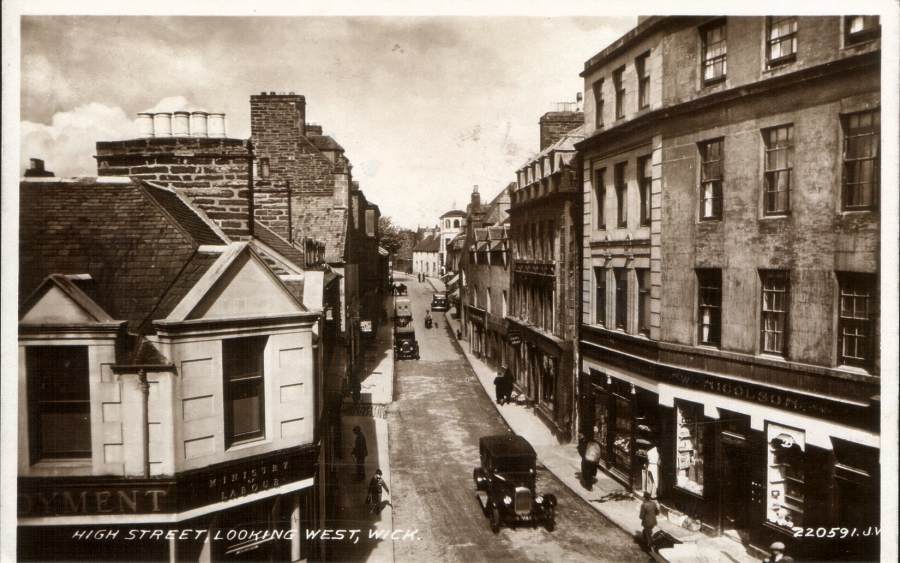 Photo: High Street, Wick - Looking West - 1920s
