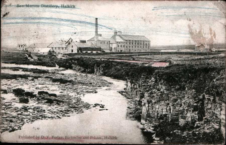 Photo: Ben Morven distillery, Halkirk - Posted 21 March 1908