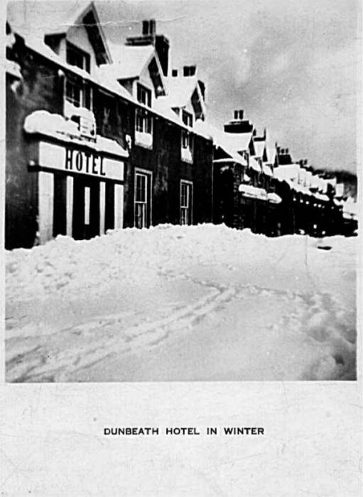 Photo: Dunbeath Hotel In winter