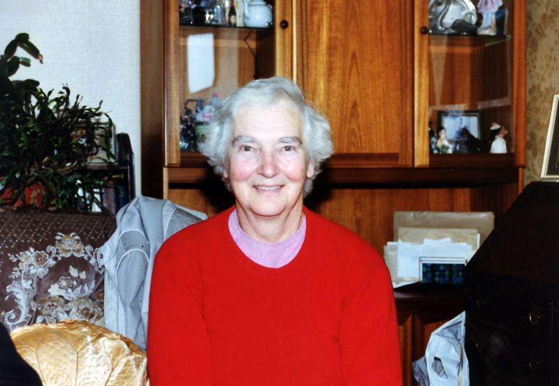 Photo: Former Teacher Mrs Jack On A Visit In 1995