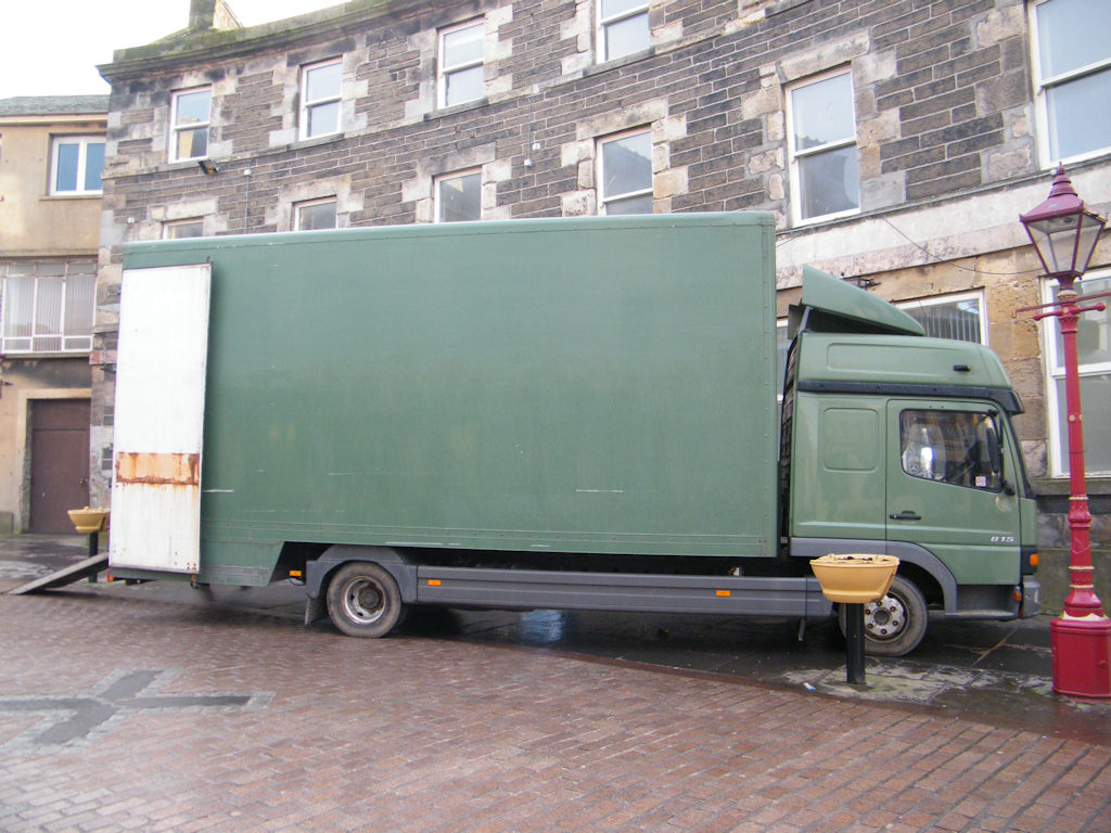 Photo: Truck Moving Office Items at Council Offices