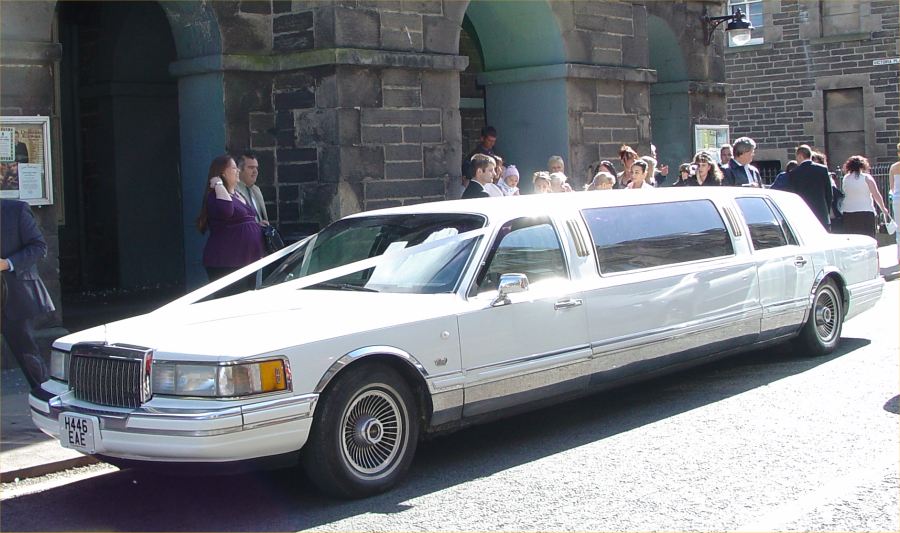 Photo: A Stretched Lincoln Now Driving Around Wick For Weddings & Ocassions