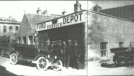 Photo: Ford Service Depot Thurso Around 1914
