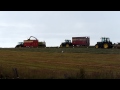 Rush to Get Grass harvested before rain near Wick