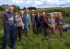 Caithness Countryside Volunteers at St John's Pool Birds place Sepember 2017