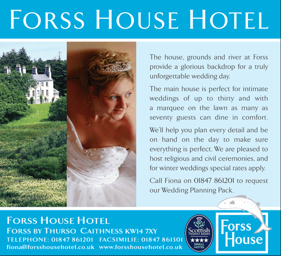 Forss House Advert
