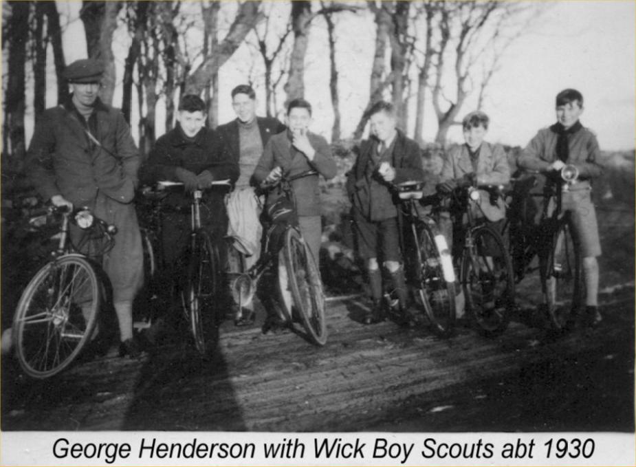 Early Wick Scouts : 1 of 1 :: George Henderson With Wick Scouts On a ...